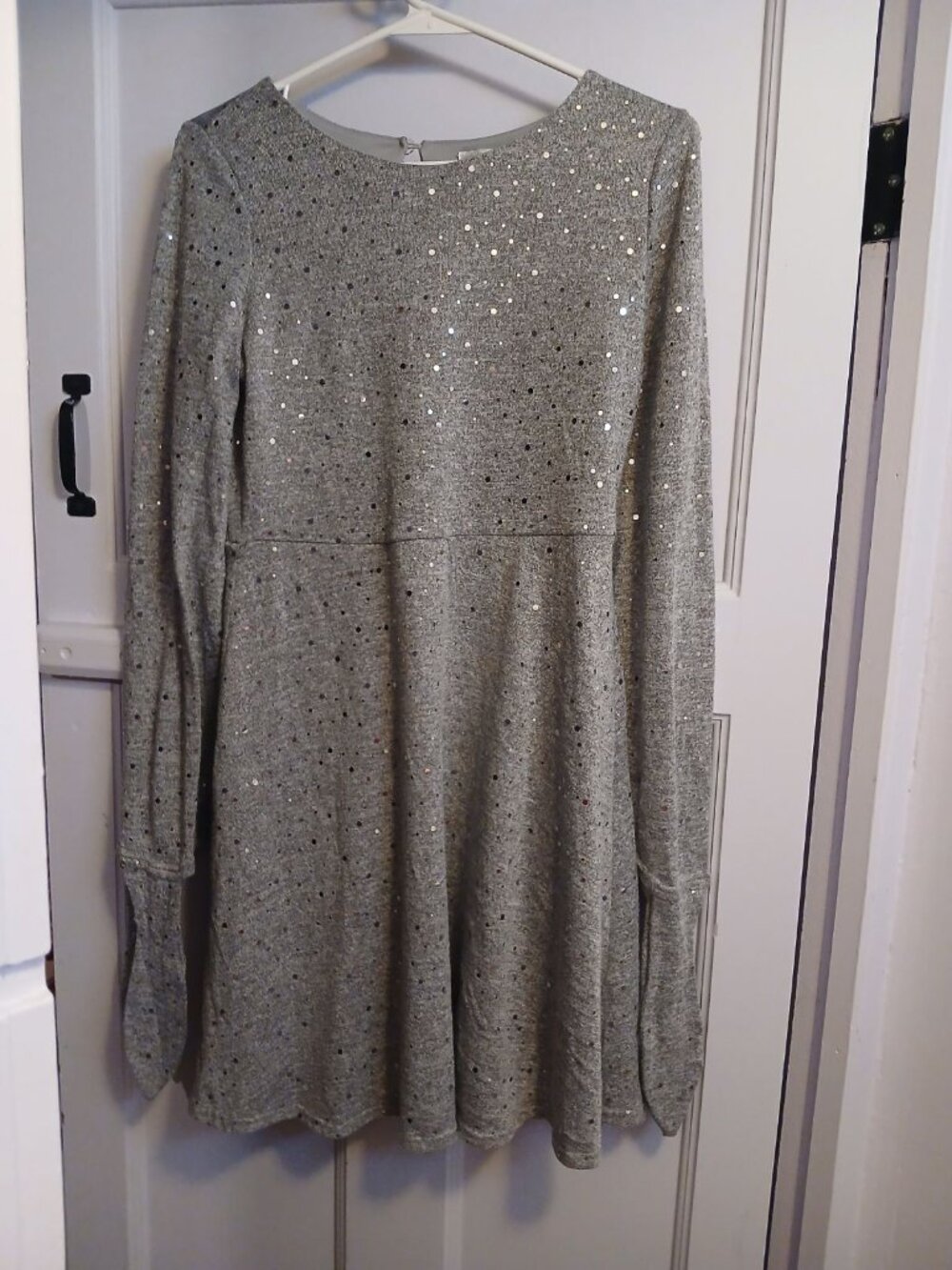 Rare Editions Girls 16 Grey Dress